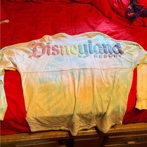 Disneyland Resort Rainbow Spirit Jersey Sweatshirt Size M